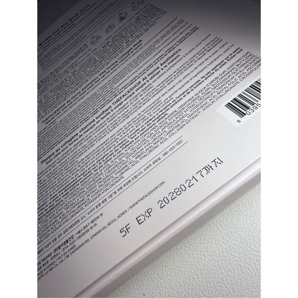 The Face Shop At Home Aesthetics Original Vegan Collagen Mask (4ea) - Picture 5 of 5